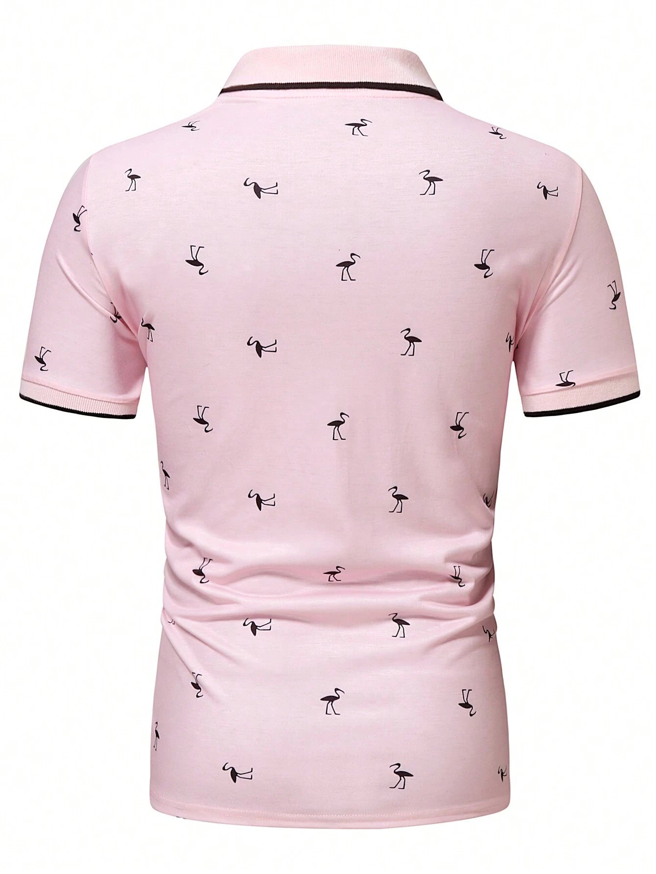 Manfinity RSRT Men'S Short Sleeve Printed Polo Shirt