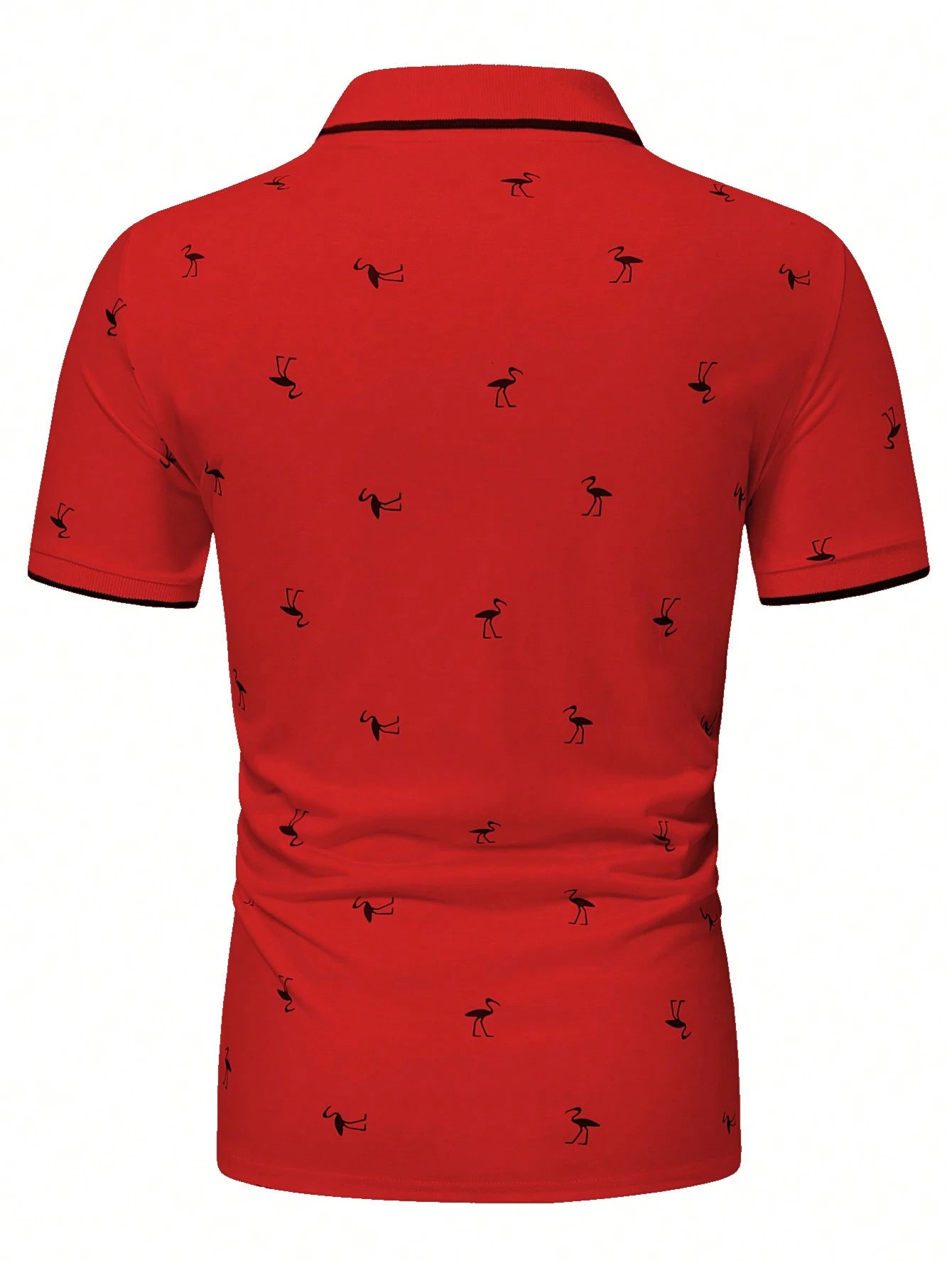 Manfinity RSRT Men'S Short Sleeve Printed Polo Shirt